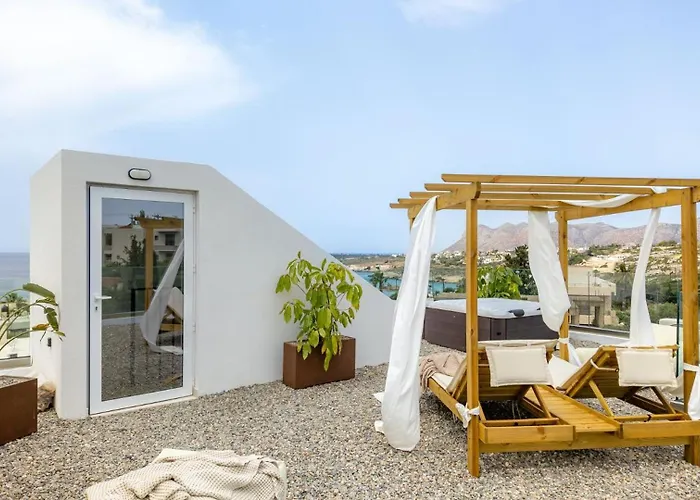 D Palm Premium Living - Kalathas, Chania Vakantiehuis